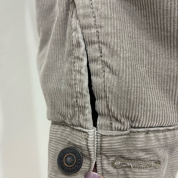 Levi's Men's Corduroy Tan Sherpa-Collar Jacket Size L Vintage Signature - Picture 6 of 16